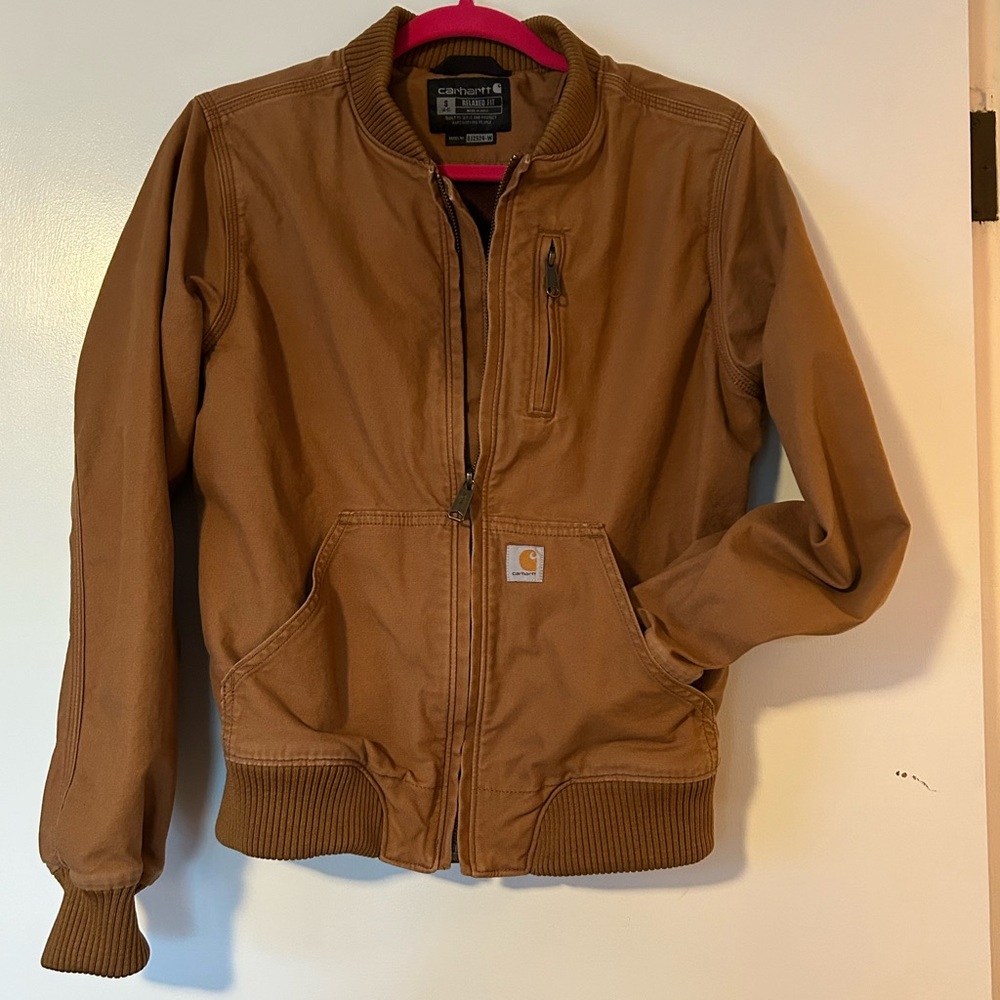 Carhartt Tan Zip-Up Jacket